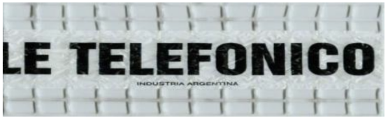 Malla de advertencia Peligro Cable Telefónico (rollo x 100 m)